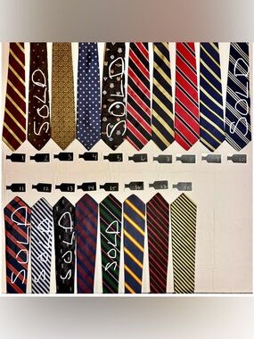 Brooks Brothers Vintage Silk Ties NWT - Classic Menswear 80s, 90s, Y2K